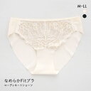 【メール便(7)】 サンエイ なめらかFit PlusMore コーディネートショーツ フロントレース M L LL ひびきにくい ヘム 切りっぱなし くいこみ...