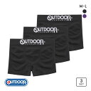 アウトドア プロダクツ 成型 ボクサーパンツ 3枚セット メンズ OUTDOOR PRODUCTS 前とじ M L LL 全2色 M-L