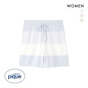 ジェラートピケ レディース スムーズィーlite3ボーダーショートパンツ ジェラピケ パジャマ gelato pique 全3色