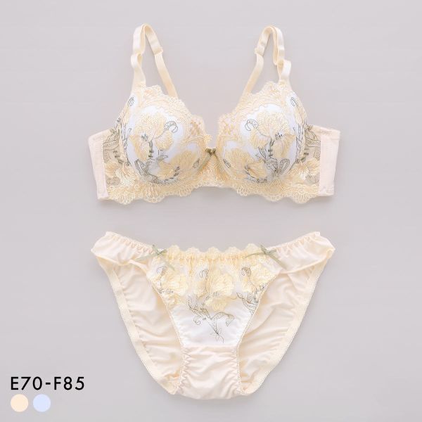 サンエイ 脇高 ベルエポック ブラセット EF 大きいサイズ グラマー 脇肉 はみ肉すっきり 脇寄せ ブラジャー ショーツ セット 美胸 谷間 丸胸 SANEI レディース 下着 上下セット 全2色 E70-M-F85-LL