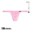 【メール便(3)】 ティーエム コレクション Clearskin STANDARD M L LL Tバック 透け メンズ セクシー 前閉じ 全6色 M-LL