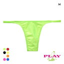 【メール便(3)】 ユニセックス PLAY WET side string Tバック M ビキニ 全8色