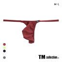 【メール便(5)】 ティーエム コレクション Newskin side string Bulge Tバック M メンズ 前とじ TM collection 全5...