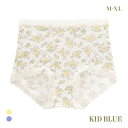 【メール便(4)】 キッドブルー ピンドットフラワー ショーツ ショートカルソン ボーイレングス KID BLUE レディース 全2色 M-XL