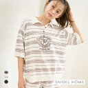 スナイデルホーム エンブレムニットポロシャツ SNIDEL HOME レディース 全3色
