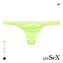 【メール便(3)】 ユニセックス uniSeX NewT2M2 Cute lace Tバック 男女兼用 ジェンダーレス 全6色