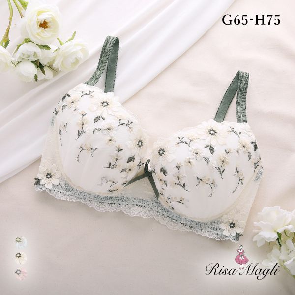 リサマリ アルマ ブラジャー GH グラマーブラ 大きいサイズ Risa Magli レディース 全3色 G65-H75