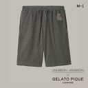 アンダーソンアンダーソン GELATO PIQUE HOMME×UNDERSON UNDERSON パイルハーフパンツ ボトム ユニセックス M-L