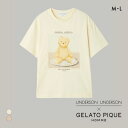 アンダーソンアンダーソン GELATO PIQUE HOMME×UNDERSON UNDERSON ベアプリントプルオーバー Tシャツ 半袖 トップス ユニセッ...