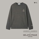 アンダーソンアンダーソン GELATO PIQUE HOMME×UNDERSON UNDERSON パイルプルオーバー 長袖 トップス ユニセックス M-L