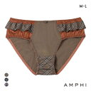 【メール便(4)】 アンフィ ペアショーツ ノーマル ML BLH309シリーズ チェック柄 AMPHI レディース 全3色 M-L