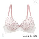 カジュアルフィーリング コットンレース ノンワイヤー ブラジャー レディース リラクシング Casual Feeling OW MI 全2色 S-LL