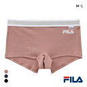 【メール便(4)】 フィラ レディース グリッター ボクサーショーツ ワンポイント ロゴ 吸水速乾 M L 吸水速乾 FILA 全3色 M-L