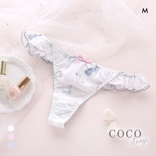 【メール便(5)】 ココランジェ プッチミネット ショーツ Tバック サイドリボン COCO Linge レディース 全3色