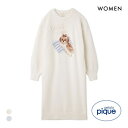 ジェラートピケ レディース シーズージャガードワンピース ジェラピケ パジャマ ルームウェア gelato pique 全2色