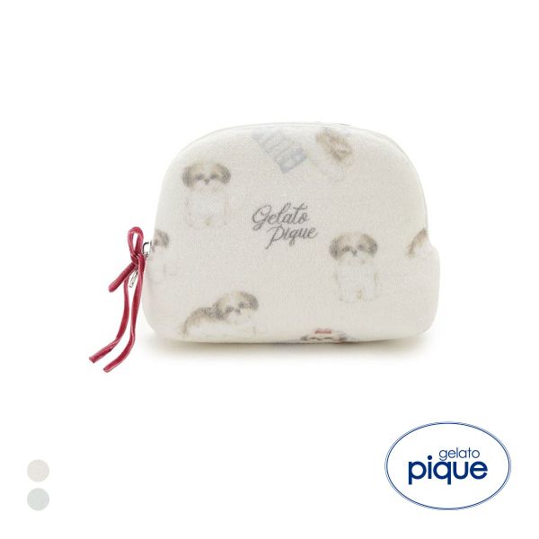 ジェラートピケ シーズー柄ティッシュポーチ ジェラピケ gelato pique レディース 全2色のサムネイル