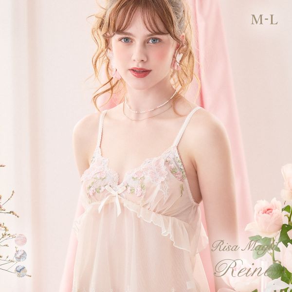 【メール便(20)】 リサマリ レーヌ リピネ キャミソール ランジェリー スリップ Risa Magli Reine レディース 全3色 M-L