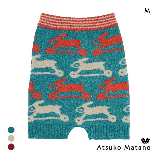 ワコール マタノアツコ もこもこ 毛パン 1分丈 とびうさぎ あったか Wacoal ATSUKO MATANO レディース 全3色 【メール便(17)】 ev_spのサムネイル