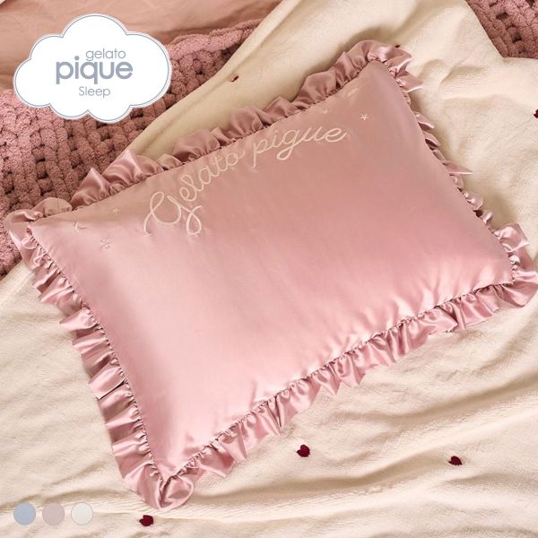 【10%OFF・12/11 09:59まで】 ジェラートピケ スリープ パッケージ付き 刺繍ピローケース ジェラピケ gelato pique Sleep 全3色 ev_sp_10