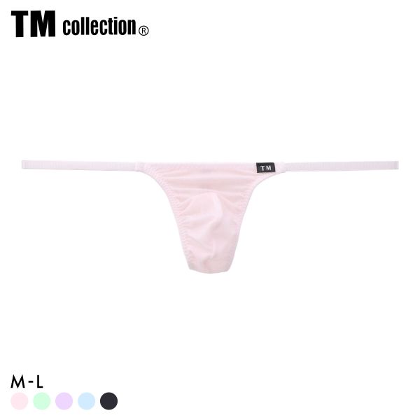 【メール便(3)】 ティーエム コレクション NEW T2M2 side string Tバック ビキニ TM collection メンズ ブリーフ 前閉じ 全5色 M-L