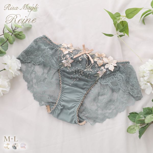 【メール便(4)】 リサマリ レーヌ ヴァネッサ レース ショーツ Risa Magli Reine レディース 全3色 M-L