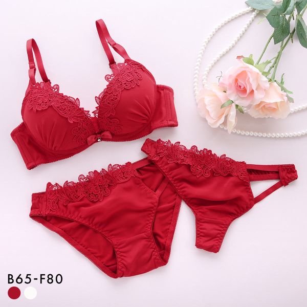 シフォンケミカル ブラジャー ショーツ セット Tバック 3点セット BCDEF 大きいサイズ レディース 全2..