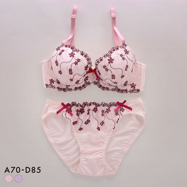 楽天市場】パープル サテン ブラ b80の通販