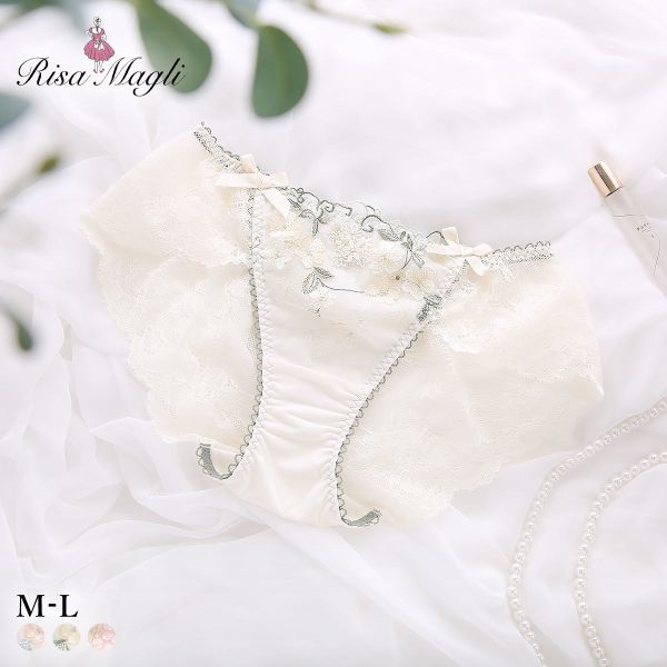 【メール便(6)】 リサマリ エリアン レースショーツ バックレース Risa Magli レディース 全3色 M-L