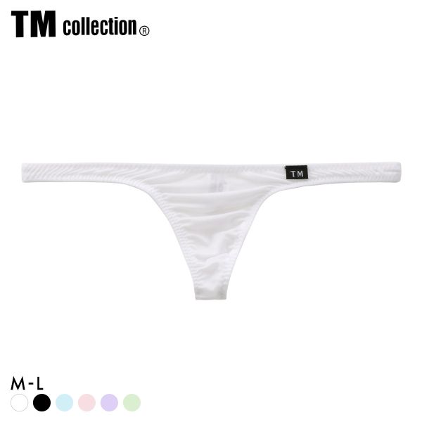 【メール便(3)】 ティーエム コレクション NewT2M2 Simple Low-rise TB Tバック ビキニ TM collection メンズ ブリーフ 前閉じ 全6色 M-L