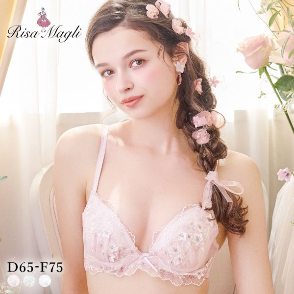 リサマリ フリート ブラジャー DEF 大きいサイズ リサマリミラクル谷間ブラ Risa Magli レディース 全3色 D65-F75