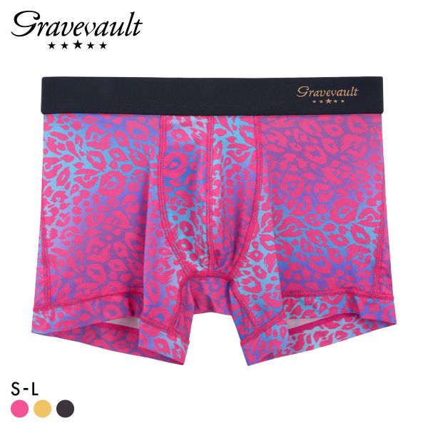 グレイブボールト NEO LEOPARD ショート ボクサーパンツ メンズ Gravevault 前とじ S M L 3052572 全3色 S-L