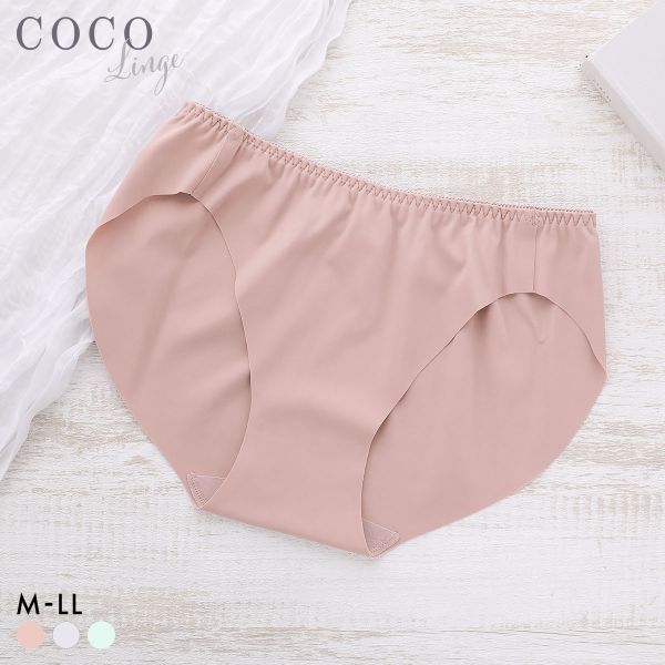 ＼最大1,000円OFFクーポン配布・2/16 23:59まで／ 【メール便(4)】 ココランジェ ふわふわカップ ノンワイヤー ぺア シームレス ショーツ COCO Linge レディース 全3色 M-LL