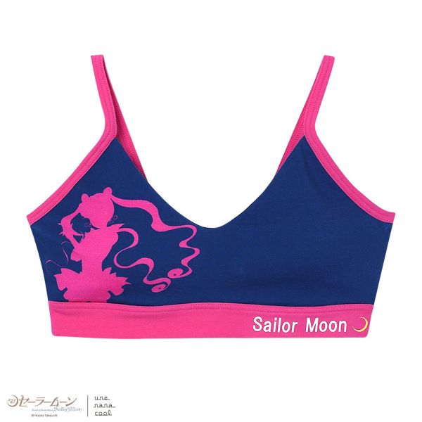 ウンナナクール 美少女戦士セーラームーン × une nana cool ノンワイヤー ブラジャー 単品 レディース 全2色 M-L