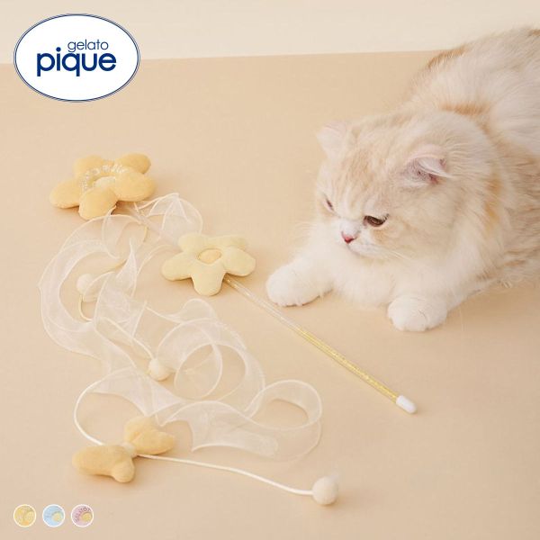 ジェラートピケ CAT&DOG フラワーモチーフねこじゃらし ジェラピケ gelato pique 猫の日 全3色
