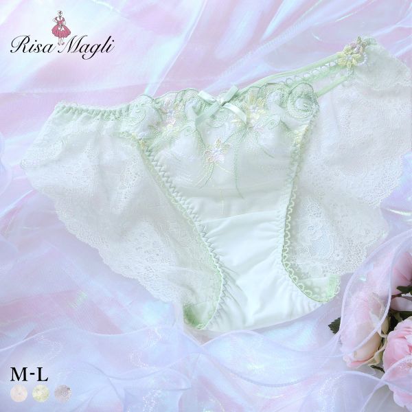 【メール便(4)】 リサマリ コリンナ レースショーツ バックレース Risa Magli レディース 全3色 M-L