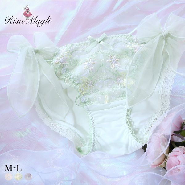 【メール便(5)】 リサマリ コリンナ サイドリボンショーツ スタンダード サイドひも Risa Magli レディース 全3色 M-L