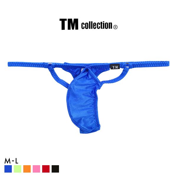 30％OFF【メール便(4)】 ティーエム コレクション WET リング付きダイヤカット TB Tバック メンズ TM collection 全6色 M-L
