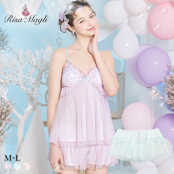 �ڥ᡼����(7)�� �ꥵ�ޥ� ������� ���åץѥ�� ���硼�ȥѥ�� ����ʡ� �ܥȥॹ ��󥸥��꡼ Risa Magli ��ǥ����� ��3�� M-L