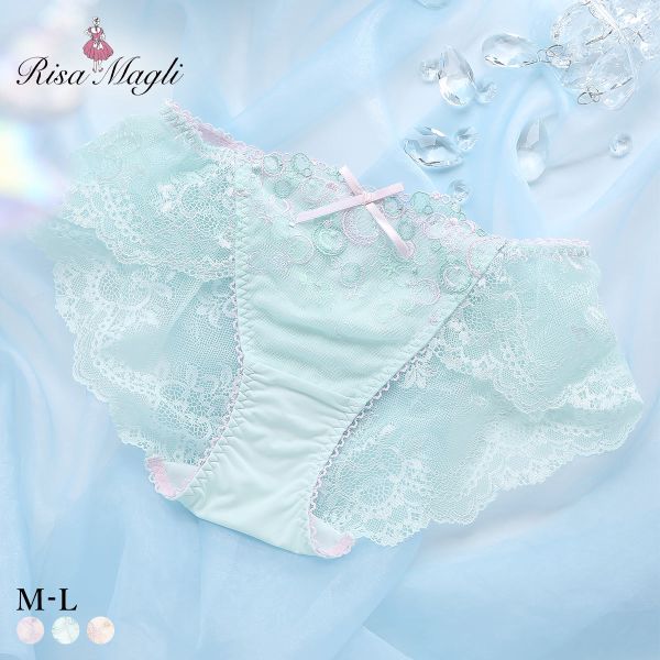 【メール便(3)】 リサマリ アンチェ レース ショーツ バックレース Risa Magli レディース 全3色 M-L