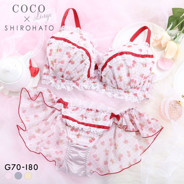 ������󥸥� �����꡼���������ȥ��ȥ��٥꡼ �֥饸�㡼 �ե쥢 ���硼�� ���å� �礭�������� SHIROHATO���� GHI COCO Linge ��ǥ���...