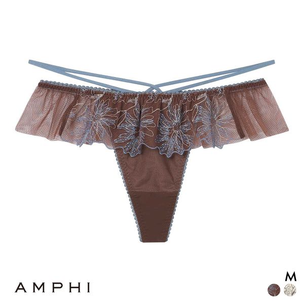 【メール便(3)】 アンフィ otona MUSE×AMPHI ブラジェニック ぴたっとフィットタイプ Tバックショーツ ペアショーツ ソング BMI257シリーズ PMI557 AMPHI BRAGENIC レディース 全2色