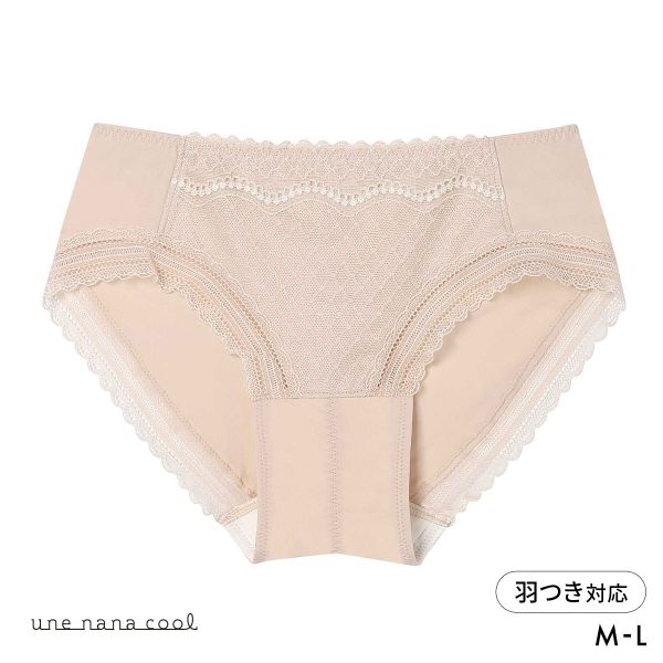【メール便(5)】 ウンナナクール リニューアル 特別な日以外の364日つけたくなるブラ 364ブラ レース サニタリーショーツ 単品 une nana cool レディース 全4色 M-L