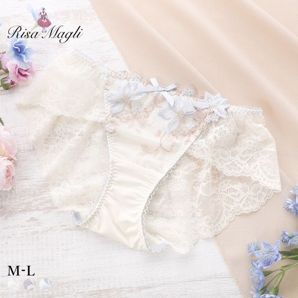 【メール便(4)】 リサマリ フルーリ レースショーツ バックレース Risa Magli レディース 全3色 M-L