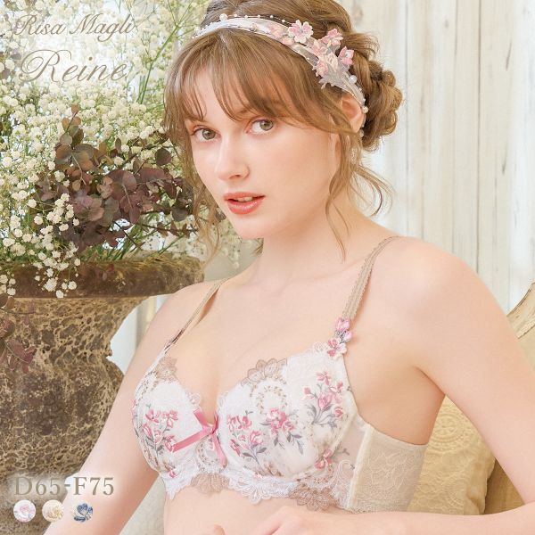 リサマリ レーヌ アリーシャ ブラジャー S Make Type DEF 谷間ブラ 単品 Risa Magli Reine レディース 全3色 D65-F75