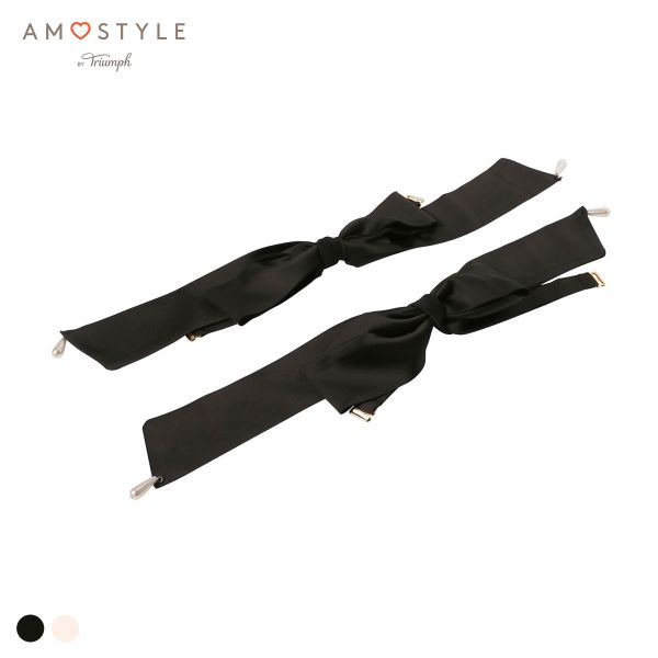 【メール便(15)】 アモスタイル AMST401 ストラップ リボン ブラストラップ デザインストラップ AMOSTYLE レディース 全2色