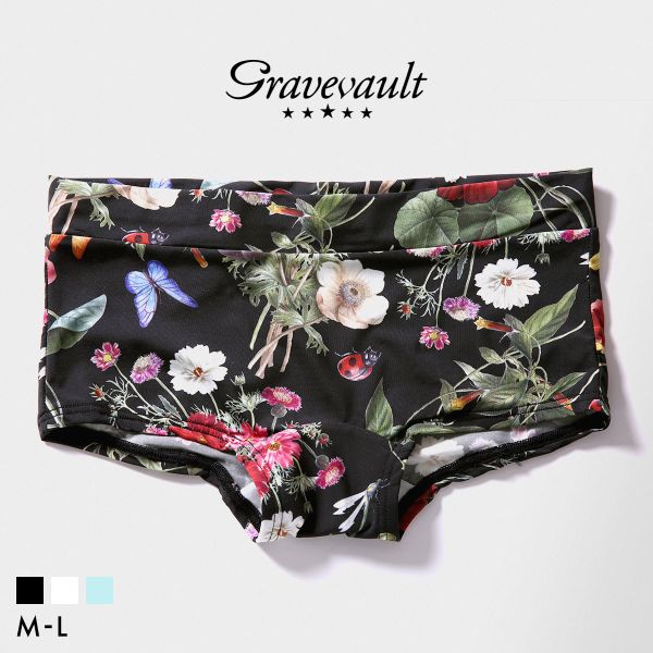 樂天商城 - グレイブボールト FLORA Shorty ボクサーショーツ レディース ショーツ ボーイレングス ローライズ ペア Gravevault 全3色 M-L