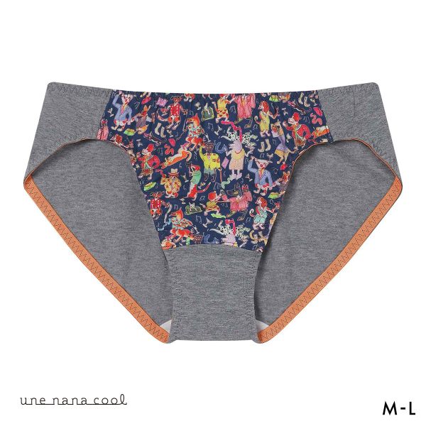 Rakuten - 先着1,000円OFFクーポン・なくなり次第終了 【メール便(4)】 ウンナナクール MADE WITH LIBERTY FABRIC 綿混 ショーツ une nana cool レディース 全2色 M-L パンツ 下着