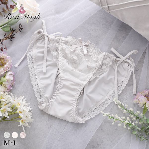 Rakuten - 20％OFF【メール便(5)】 リサマリ ルイーザ サイドリボンショーツ 単品 Risa Magli レディース 全3色 M-L パンツ 下着