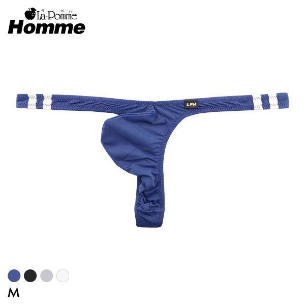 【メール便(5)】 ラポーム オム MFS ブルマ風 マイクロ Tバック ビキニ メンズ 前とじ 日本製 La-Pomme Homme 全4色 下着 男性用 パンツ ショーツ