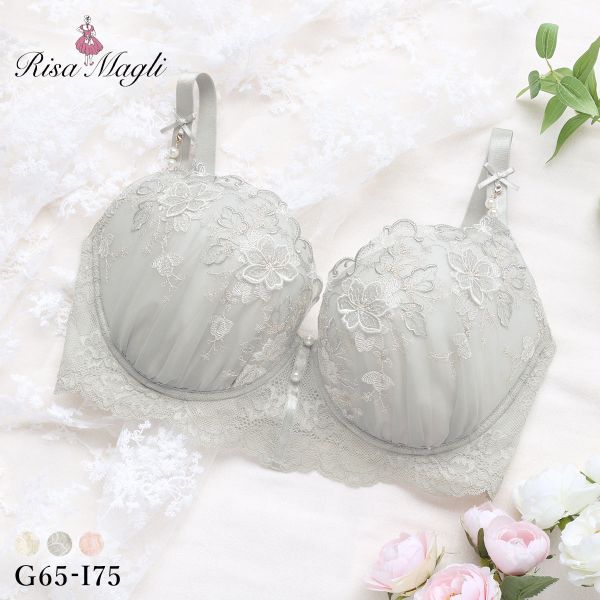 リサマリ ディアンタ ブラジャー グラマーブラ バストアップタイプ GHI 大きいサイズ Glamor Bra Risa Magli レディース 全3色 G65-I75 下着